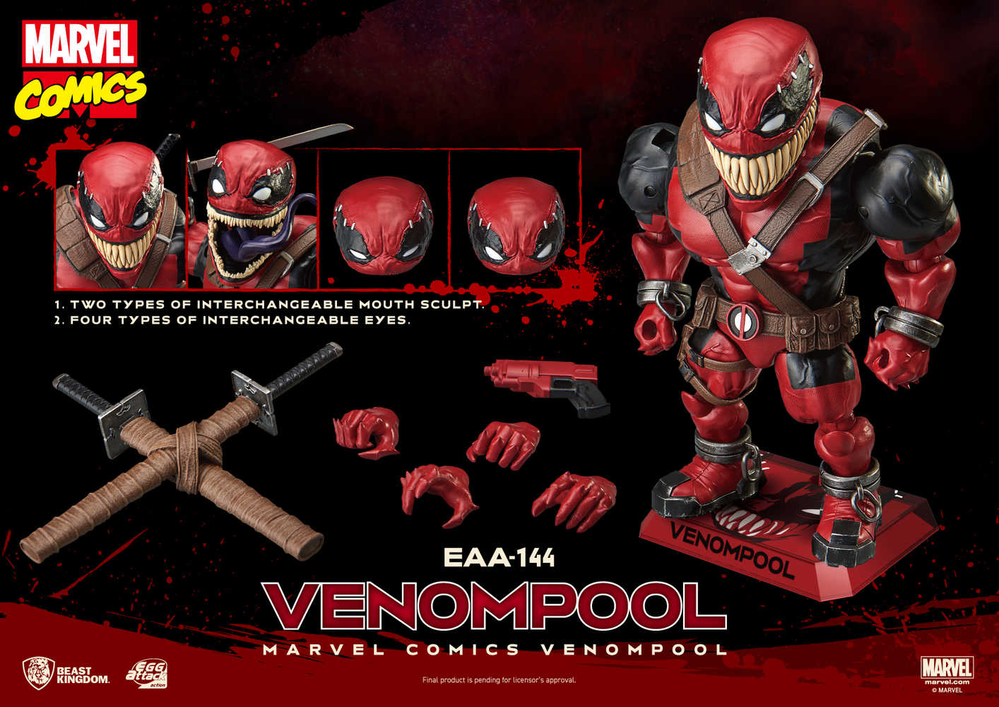 Marvel Comics Eaa-144 Venompool Action Figure | Dragon's Lair Comics and Fantasy Houston TX
