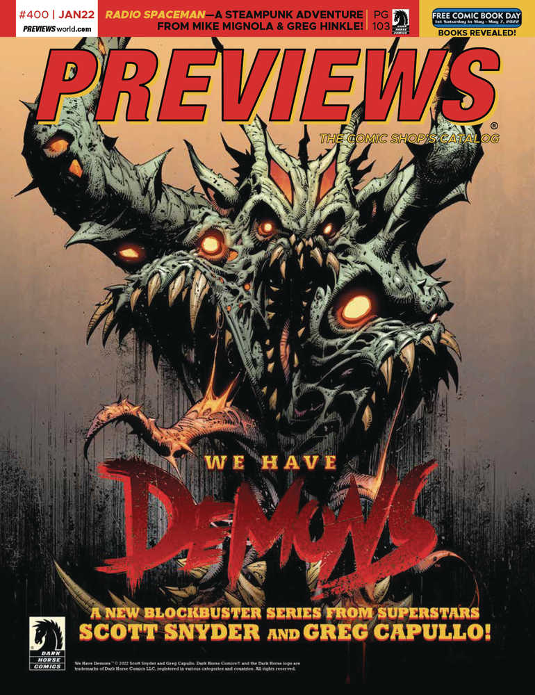Previews #402 March 2022 | Dragon's Lair Comics and Fantasy Houston TX