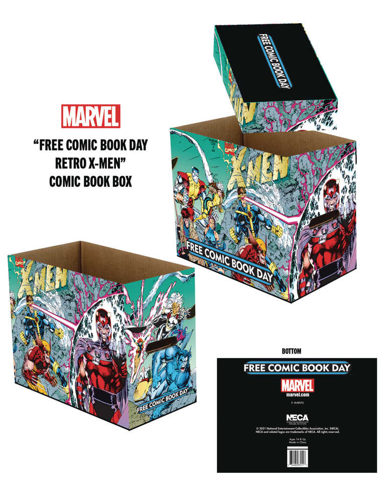 Free Comic Book Day 2022 Marvel X-Men Short Comic Storage Box | Dragon's Lair Comics and Fantasy Houston TX