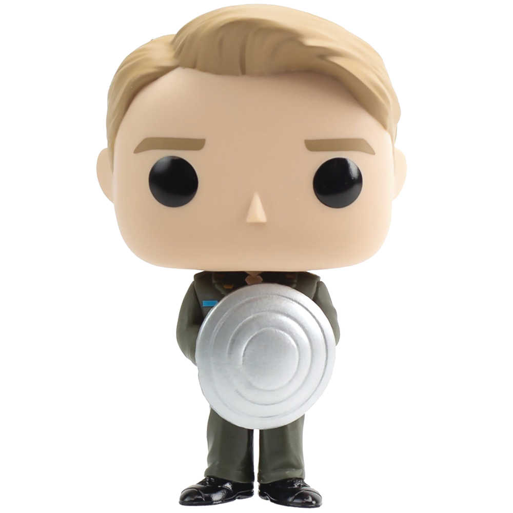 Marvel Captain America W/Prototype Shield Vinyl Pop Figure (Net | Dragon's Lair Comics and Fantasy Houston TX