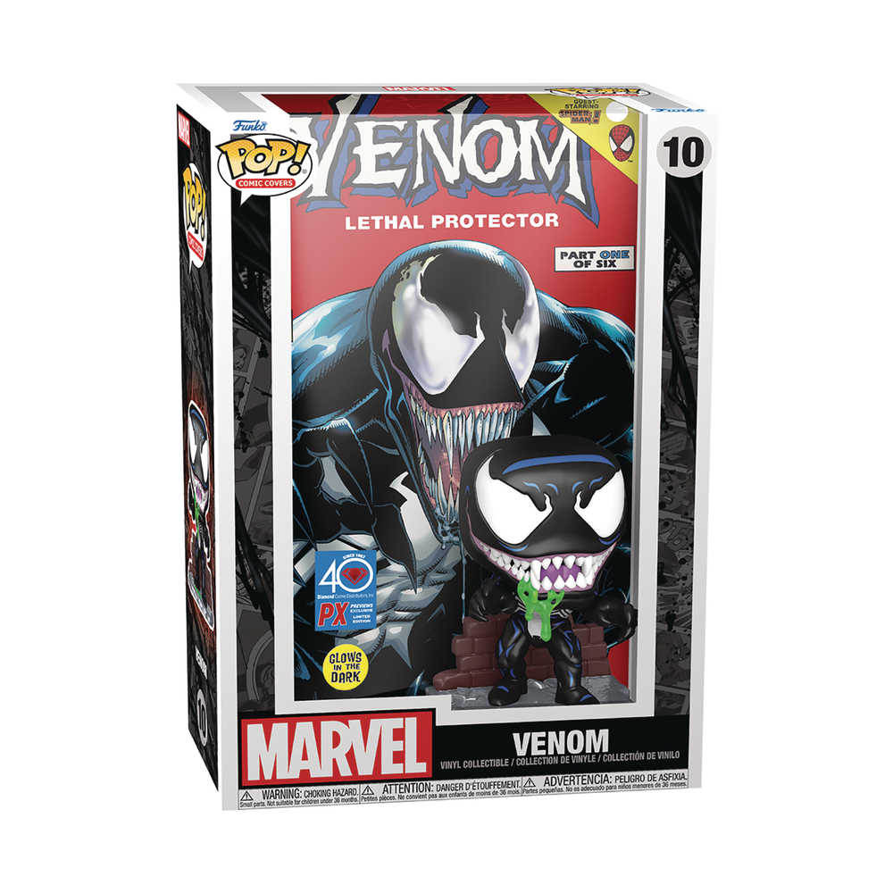 Pop Comic Cover Marvel Venom Lethal Protector Previews Exclusive Gid | Dragon's Lair Comics and Fantasy Houston TX