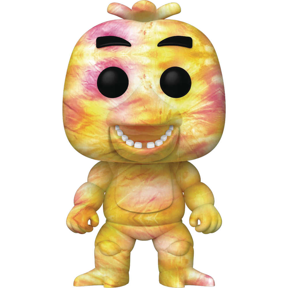 Pop Games Five Nights At Freddys Tiedye Chica Vinyl Figure | Dragon's Lair Comics and Fantasy Houston TX