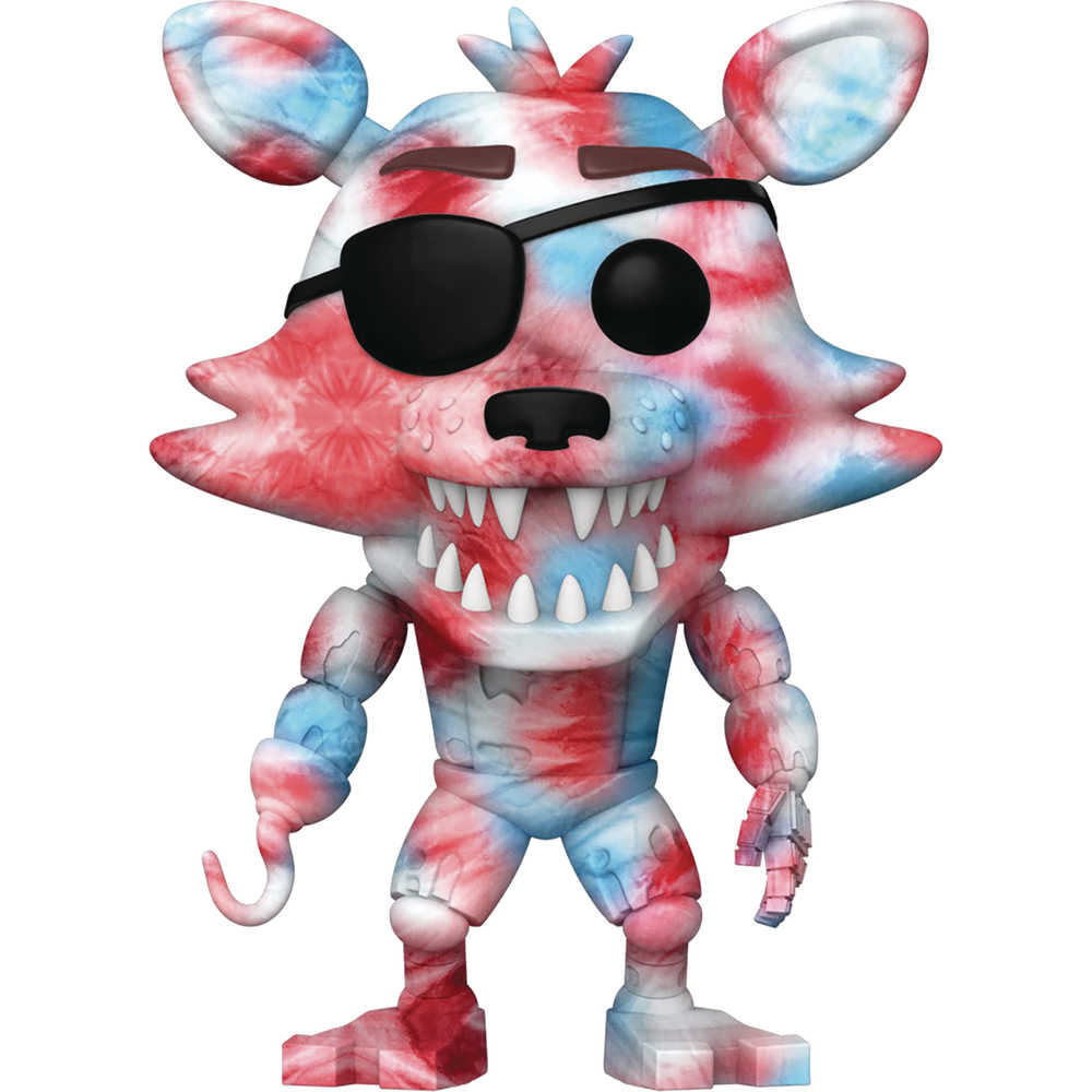 Pop Games Five Nights At Freddys Tiedye Foxy Vinyl Figure | Dragon's Lair Comics and Fantasy Houston TX