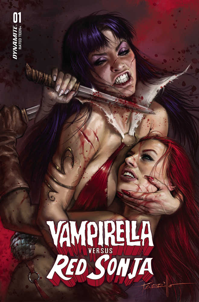Vampirella vs Red Sonja #1 Cover A Parrillo | Dragon's Lair Comics and Fantasy Houston TX