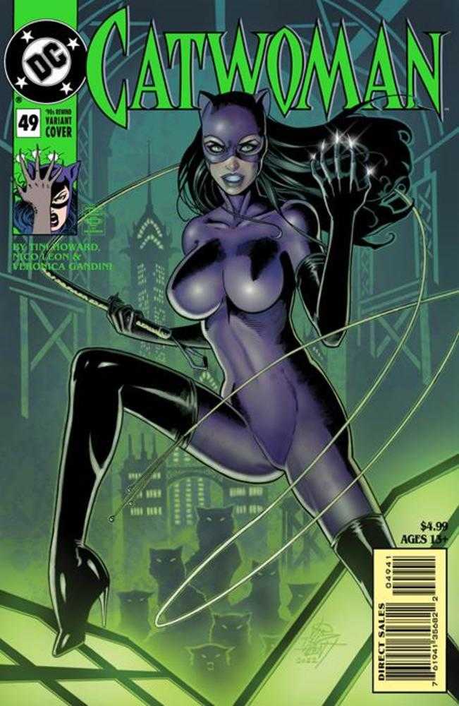 Catwoman #49 Cover C Jim Balent 90s Cover Month Card Stock Variant | Dragon's Lair Comics and Fantasy Houston TX