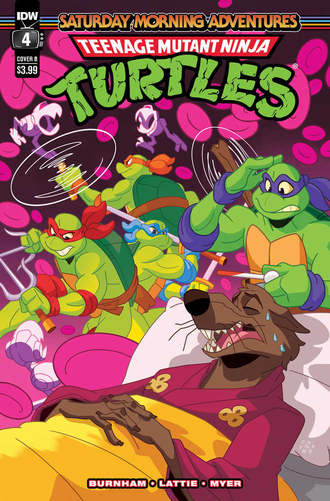 Teenage Mutant Ninja Turtles Saturday Morning Adventures #4 Cover C Brenda Chi | Dragon's Lair Comics and Fantasy Houston TX