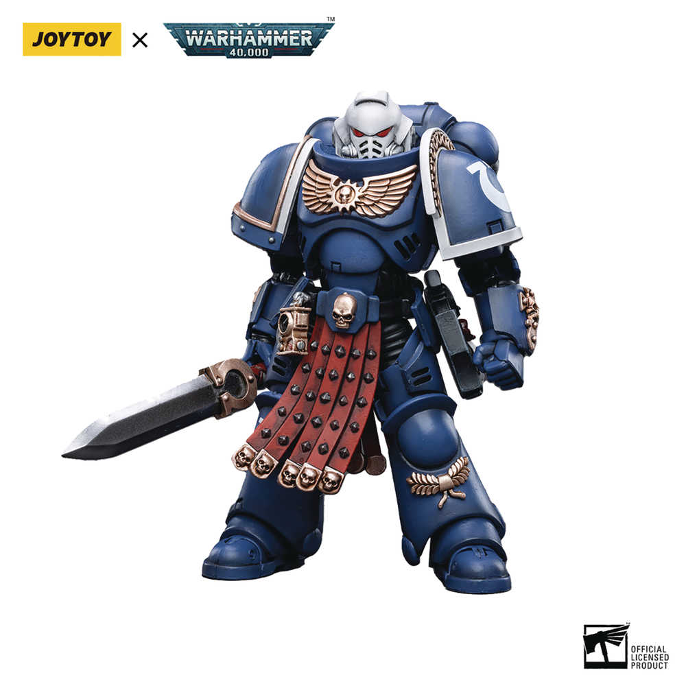 Joytoy 40k Ultramarines Primaris Assault Vet Inters 1/18 Action Figure | Dragon's Lair Comics and Fantasy Houston TX