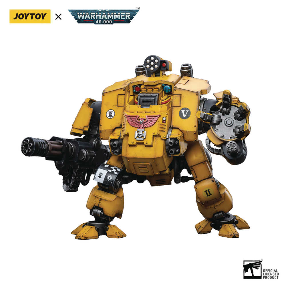 Joytoy Wh 40k Imperial Fists Redemptor Dreadnought 1/18 Figure | Dragon's Lair Comics and Fantasy Houston TX