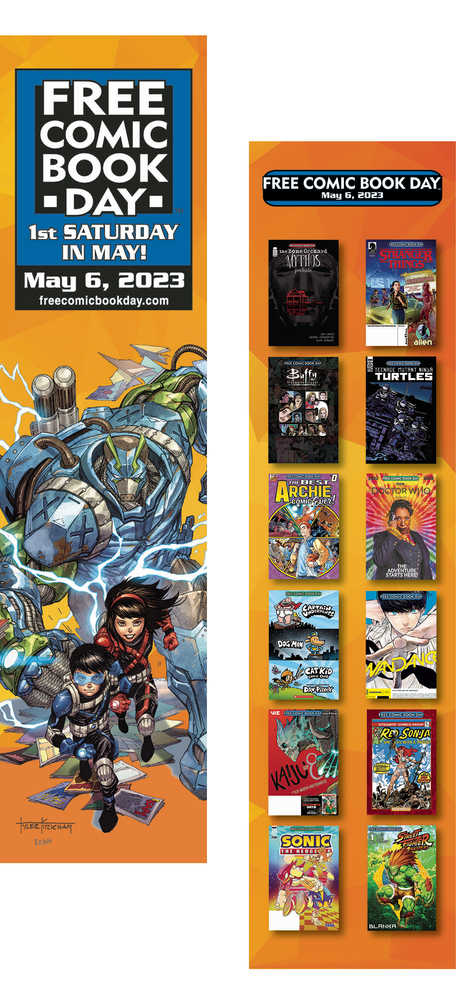 Free Comic Book Day 2023 Bookmarks (Bundle Of 50) | Dragon's Lair Comics and Fantasy Houston TX