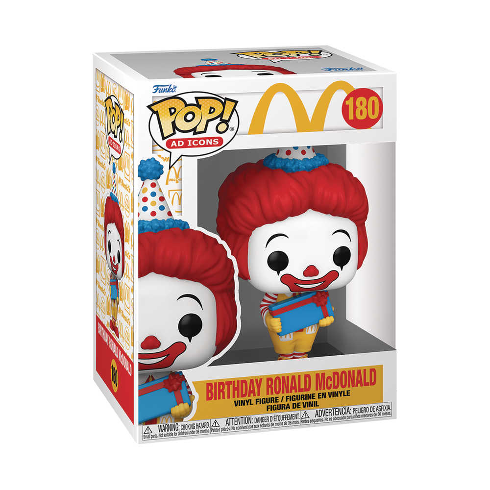 Pop Ad Icon Mcdonalds Birthday Ronald Vinyl Figure | Dragon's Lair Comics and Fantasy Houston TX