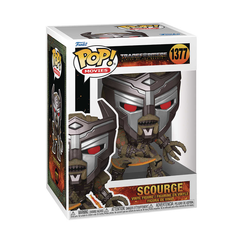 Pop Movies Transformers Rotb Scourge Vinyl Figure | Dragon's Lair Comics and Fantasy Houston TX