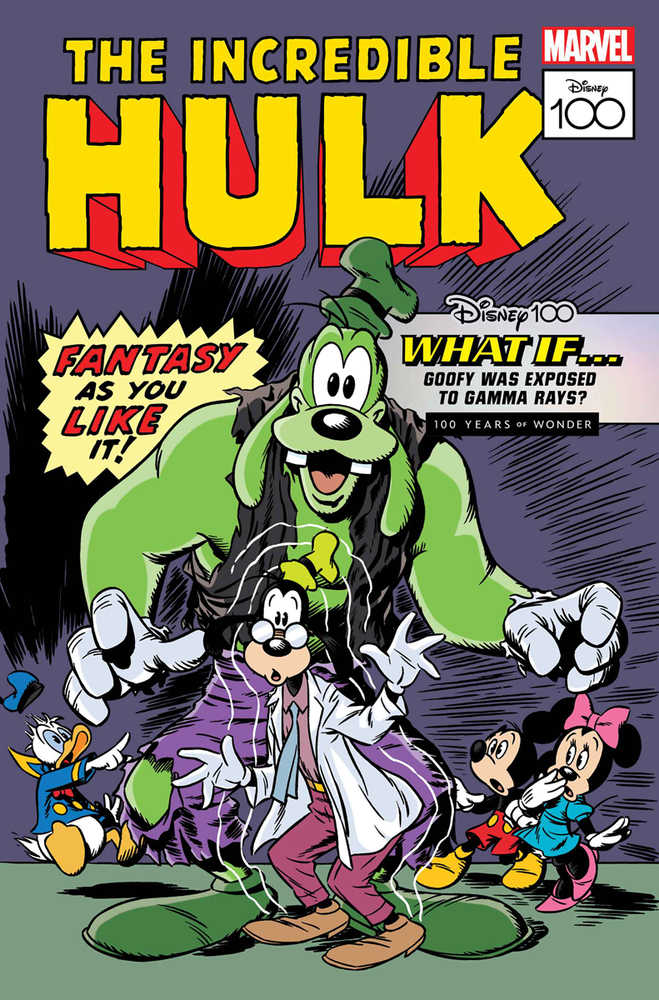 Amazing Spider-Man #21 Disney100 Hulk Variant | Dragon's Lair Comics and Fantasy Houston TX