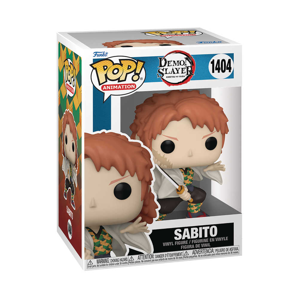 Pop Animation Demon Slayer Sabito No Mask Vinyl Figure | Dragon's Lair Comics and Fantasy Houston TX