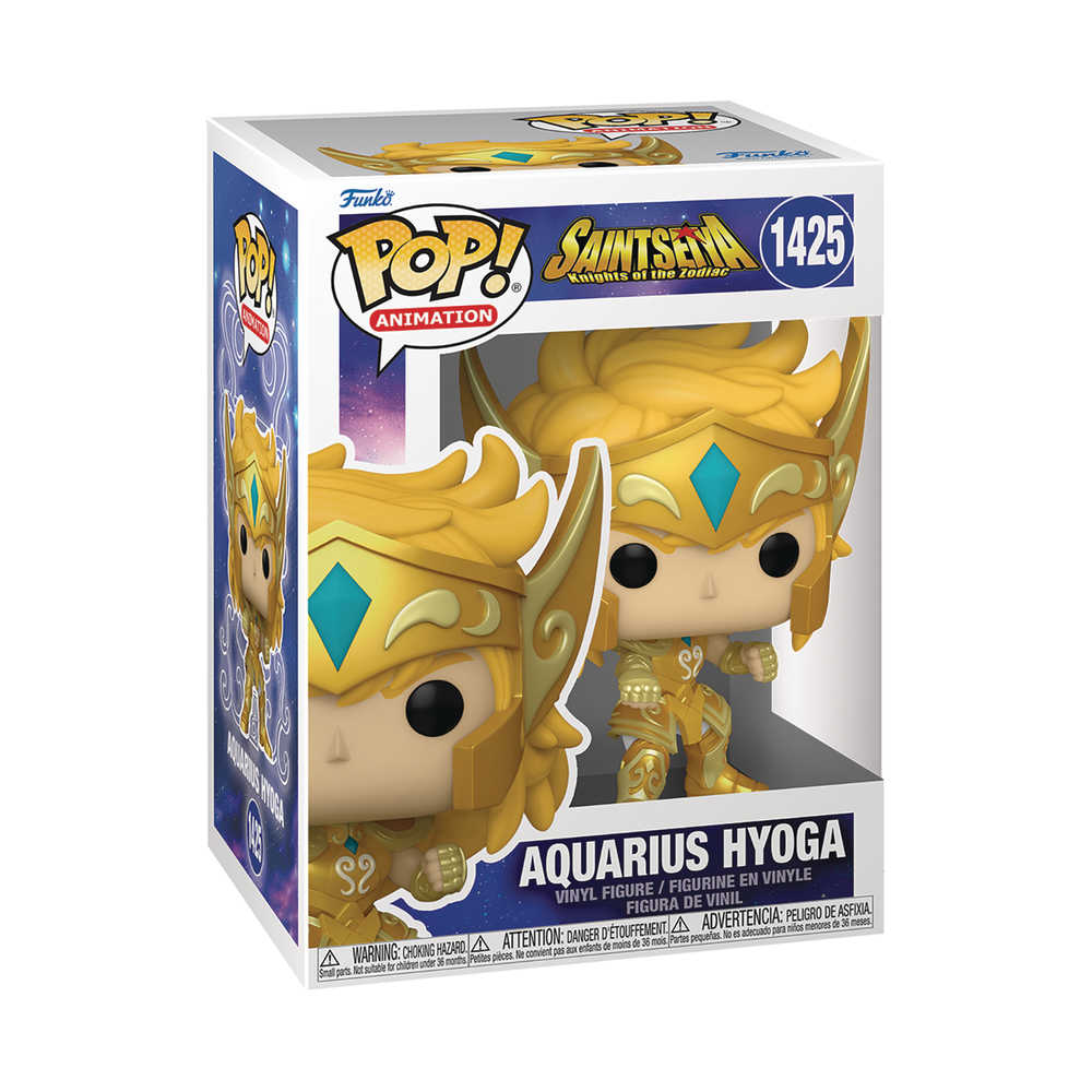 Pop Animation Saint Seiya Gold Hyoga Vinyl Figure | Dragon's Lair Comics and Fantasy Houston TX