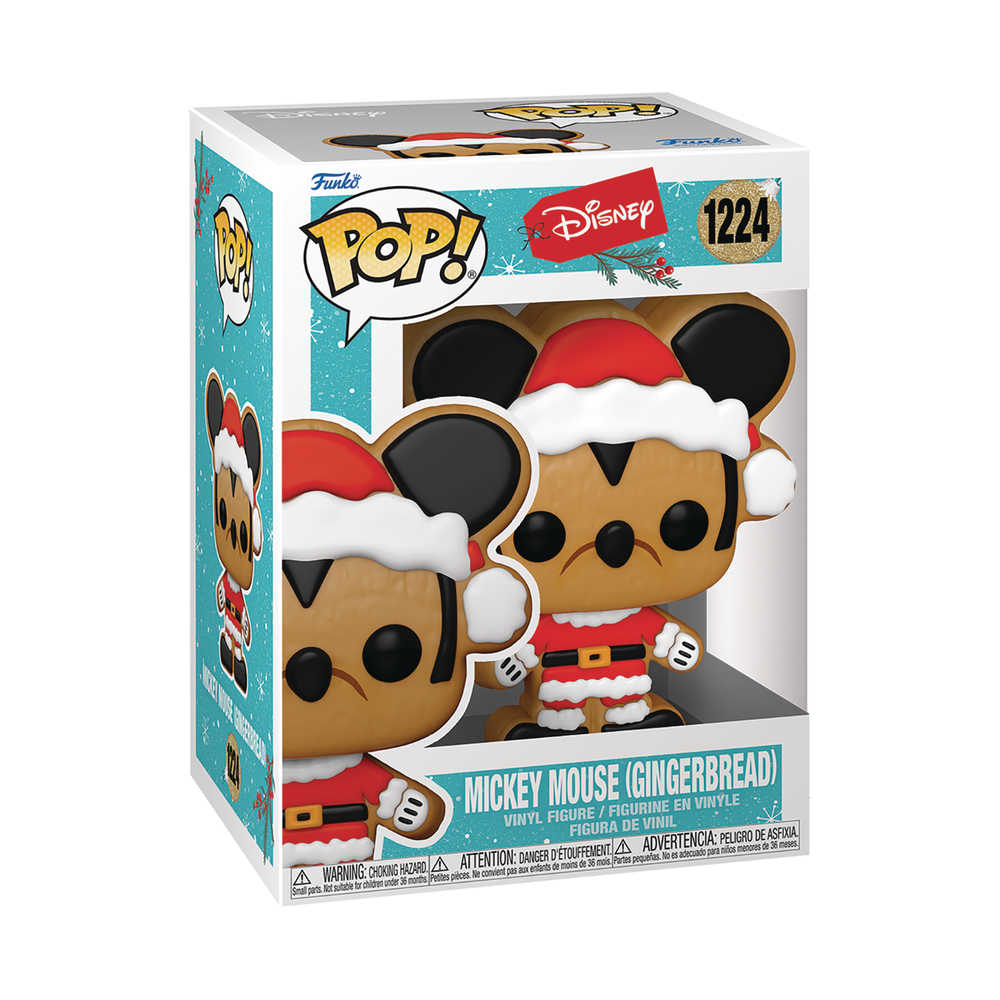 Pop Disney Holiday Santa Mickey Gb Vinyl Figure | Dragon's Lair Comics and Fantasy Houston TX