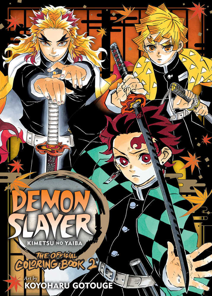 Demon Slayer The Official Coloring Book Softcover Volume 02 | Dragon's Lair Comics and Fantasy Houston TX