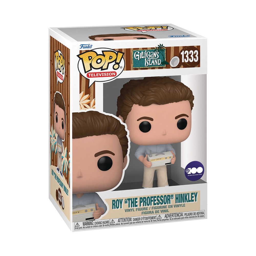 Pop TV Gilligans Island Professor with Radio Vinyl Figure | Dragon's Lair Comics and Fantasy Houston TX