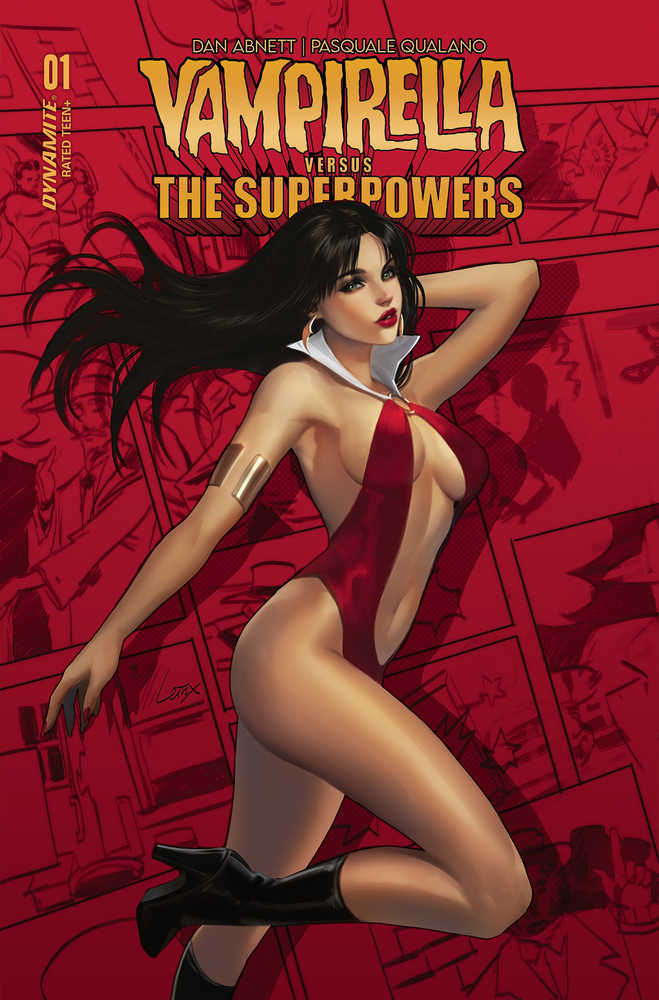Vampirella vs Superpowers #1 Cover B Leirix | Dragon's Lair Comics and Fantasy Houston TX
