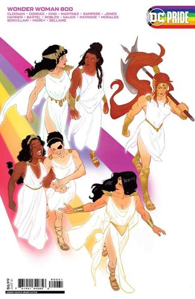 Wonder Woman #800 Cover F Brandt & Stein DC Pride Card Stock Variant | Dragon's Lair Comics and Fantasy Houston TX