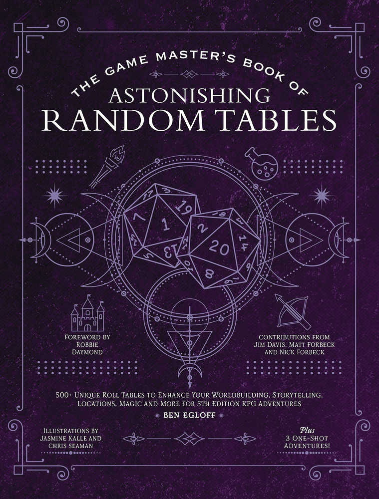 Game Masters Book Random Tables 5TH Edition Role Playing Game Adventure Hardcover | Dragon's Lair Comics and Fantasy Houston TX