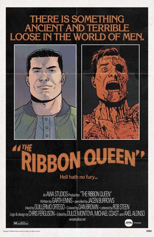 Ribbon Queen #1 (Of 8) Cover C Chris Ferguson & Jacen Burrows Horror Homage Variant (Mature) | Dragon's Lair Comics and Fantasy Houston TX