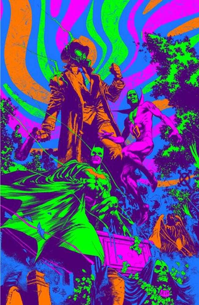 Knight Terrors #2 (Of 4) Cover D Ivan Reis Darkest Hour Neon Ink Card Stock Variant | Dragon's Lair Comics and Fantasy Houston TX