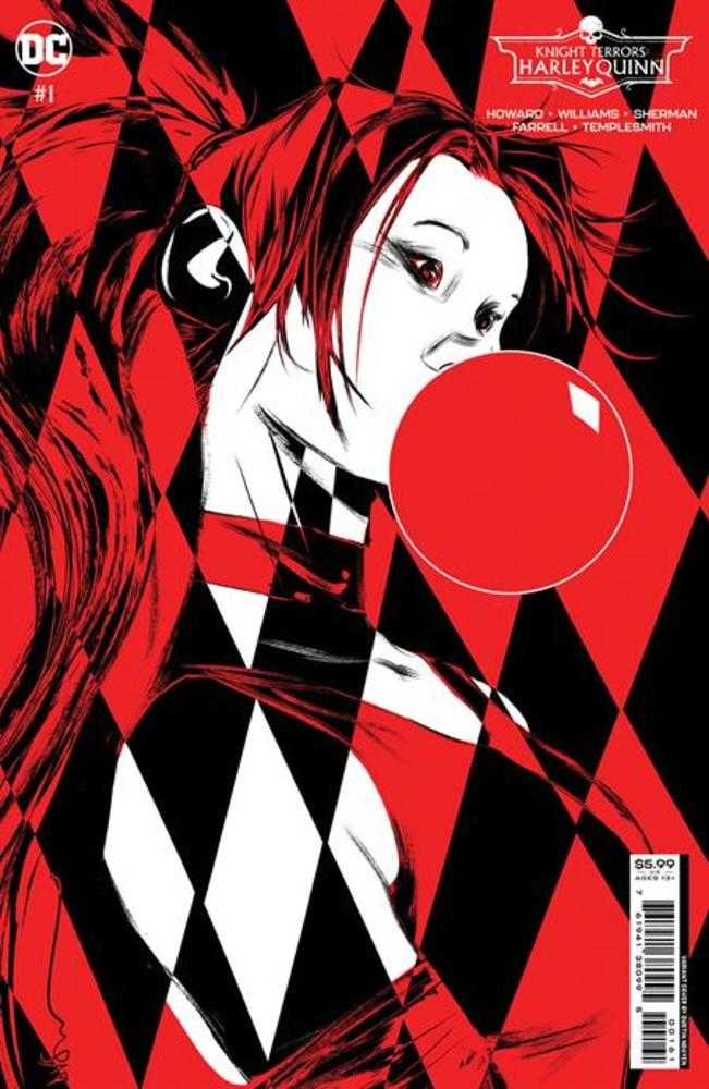 Knight Terrors Harley Quinn #1 (Of 2) Cover D Dustin Nguyen Midnight Card Stock Variant | Dragon's Lair Comics and Fantasy Houston TX