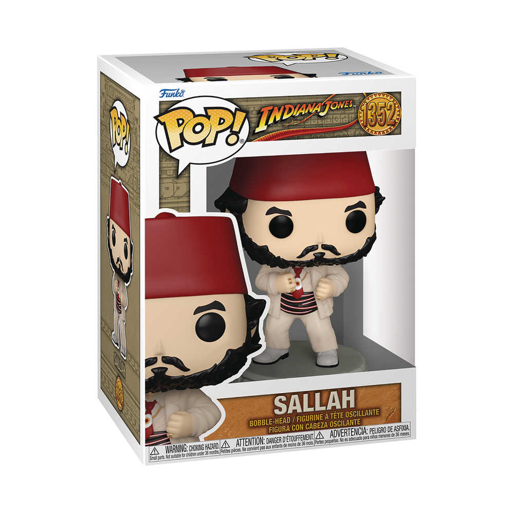 Pop Movies Indiana Jones Last Crusade Sallah Vinyl Figure | Dragon's Lair Comics and Fantasy Houston TX