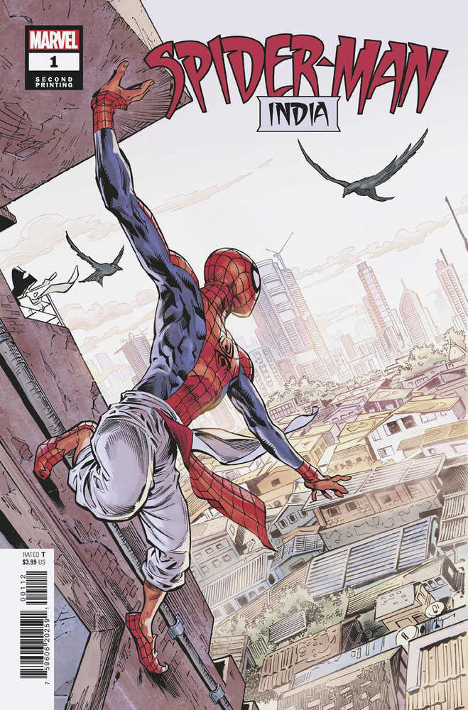 Spider-Man: India 1 Abhishek Malsuni 2nd Print Variant | Dragon's Lair Comics and Fantasy Houston TX