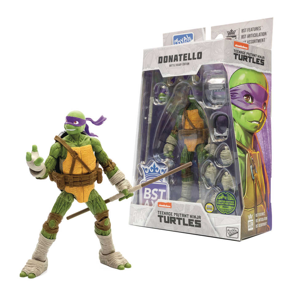Sdcc 2023 Teenage Mutant Ninja Turtles Bst Axn Donatello Previews Exclusive Comic 5in Action Figure | Dragon's Lair Comics and Fantasy Houston TX