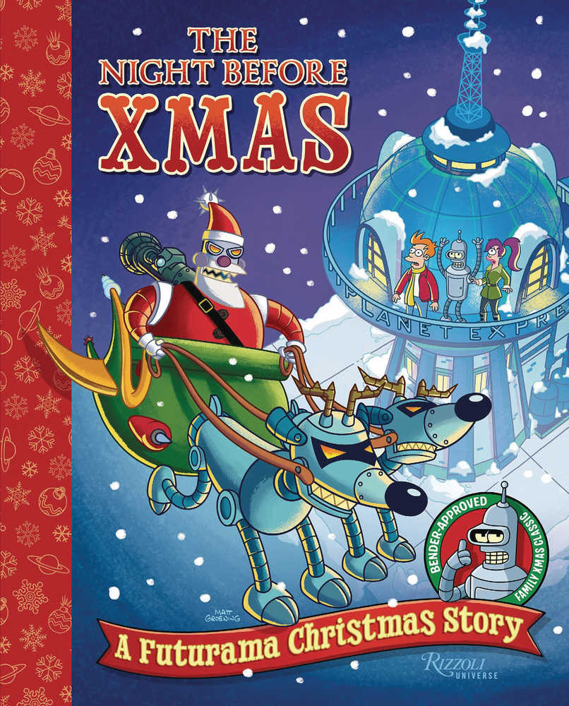Night Before Xmas Futurama Christmas Story Hardcover | Dragon's Lair Comics and Fantasy Houston TX