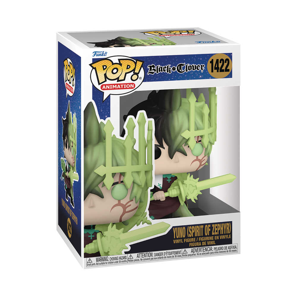 Pop Animation Black Clover Yuno Zephyr Vinyl Figure | Dragon's Lair Comics and Fantasy Houston TX