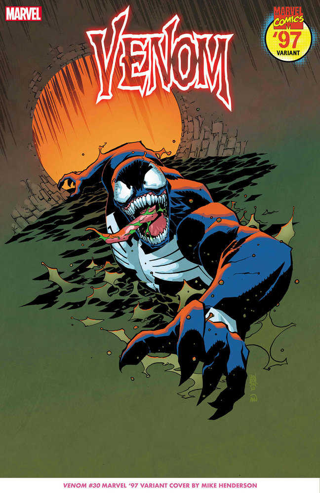 Venom 30 Mike Henderson Marvel 97 Variant | Dragon's Lair Comics and Fantasy Houston TX