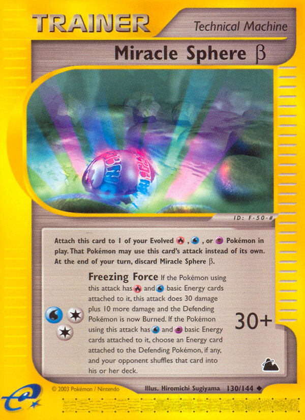 Miracle Sphere Beta (130/144) [Skyridge] | Dragon's Lair Comics and Fantasy Houston TX