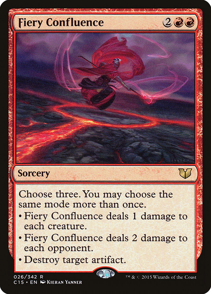Fiery Confluence [Commander 2015] | Dragon's Lair Comics and Fantasy Houston TX
