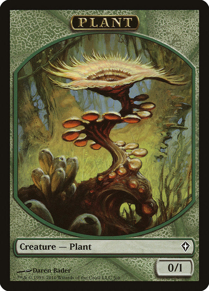Plant Token [Worldwake Tokens] | Dragon's Lair Comics and Fantasy Houston TX