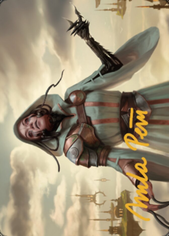Phyrexian Missionary Art Card (Gold-Stamped Signature) [Dominaria United Art Series] | Dragon's Lair Comics and Fantasy Houston TX