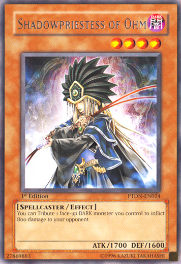 Shadowpriestess of Ohm [PTDN-EN024] Rare | Dragon's Lair Comics and Fantasy Houston TX