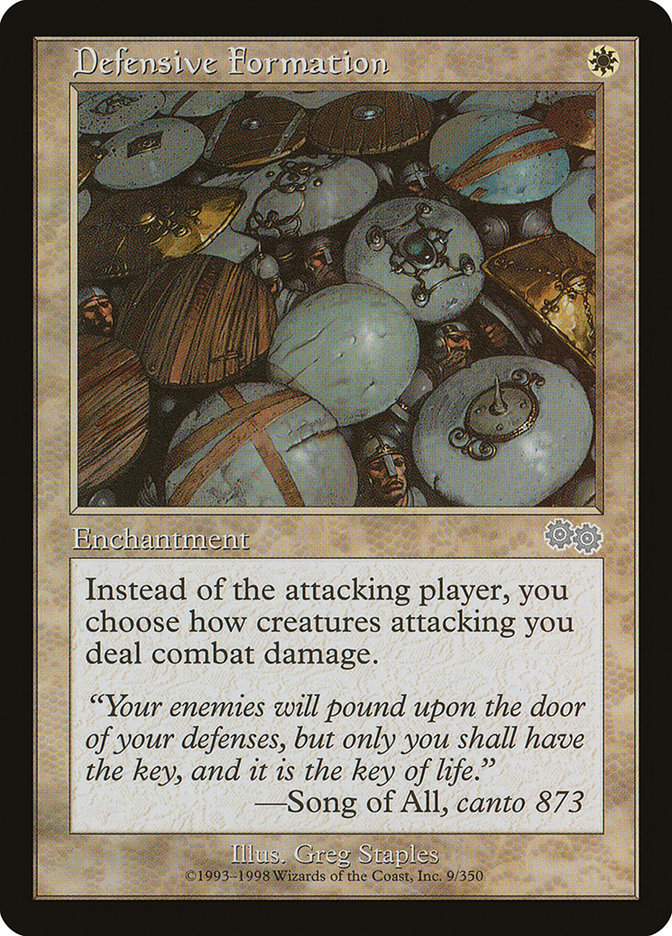 Defensive Formation [Urza's Saga] | Dragon's Lair Comics and Fantasy Houston TX