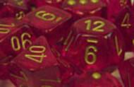 Chessex Borealis 2 Poly Magenta/Gold Poly 7 Set | Odin's Place
