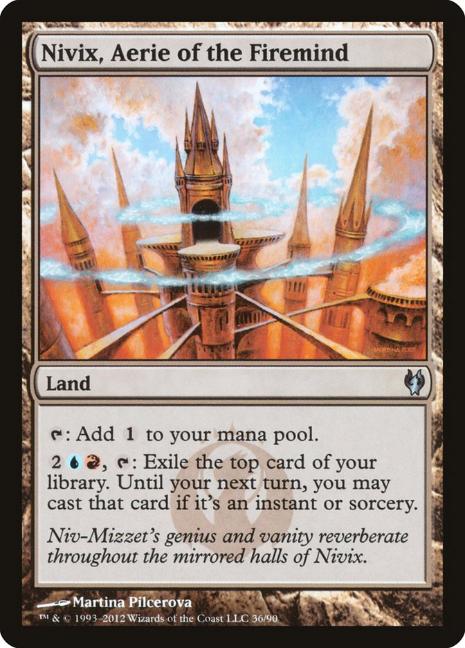 Nivix, Aerie of the Firemind [Duel Decks: Izzet vs. Golgari] | Dragon's Lair Comics and Fantasy Houston TX