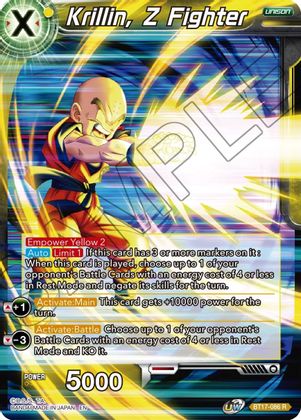 Krillin, Z Fighter (BT17-086) [Ultimate Squad] | Dragon's Lair Comics and Fantasy Houston TX