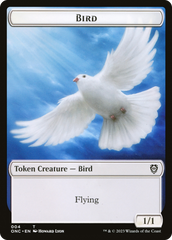 Bird // Cat Double-Sided Token [Phyrexia: All Will Be One Commander Tokens] | Dragon's Lair Comics and Fantasy Houston TX