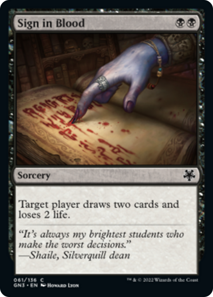 Sign in Blood [Game Night: Free-for-All] | Dragon's Lair Comics and Fantasy Houston TX