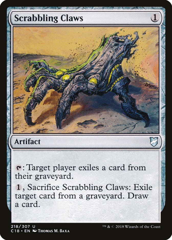 Scrabbling Claws [Commander 2018] | Dragon's Lair Comics and Fantasy Houston TX