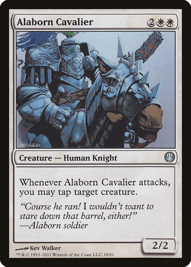 Alaborn Cavalier [Duel Decks: Knights vs. Dragons] | Dragon's Lair Comics and Fantasy Houston TX