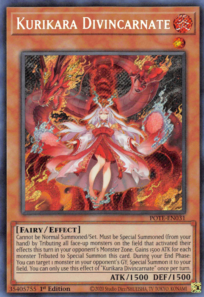 Kurikara Divincarnate [POTE-EN031] Secret Rare | Dragon's Lair Comics and Fantasy Houston TX