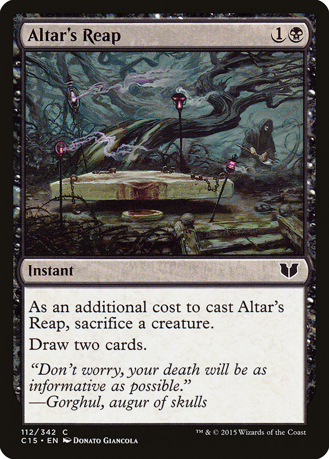 Altar's Reap [Commander 2015] | Dragon's Lair Comics and Fantasy Houston TX