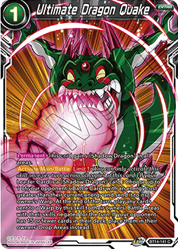 Ultimate Dragon Quake (BT14-141) [Cross Spirits] | Dragon's Lair Comics and Fantasy Houston TX