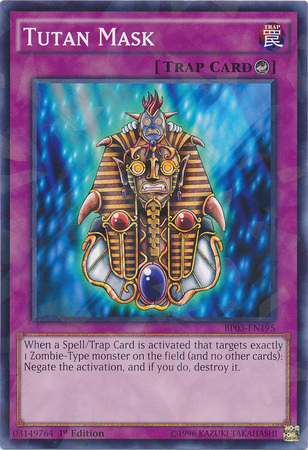 Tutan Mask [BP03-EN195] Shatterfoil Rare | Dragon's Lair Comics and Fantasy Houston TX